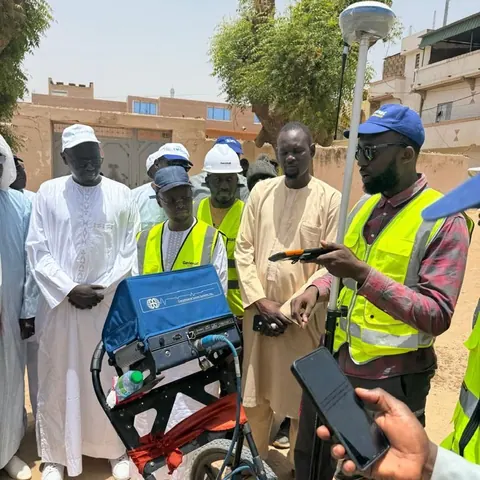 Photo – Visite des chantiers d'adduction d'eau à Touba