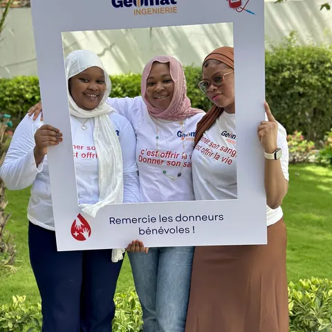 Photo – GEOMAT Ingénierie / CNTS - Journée Don de Sang